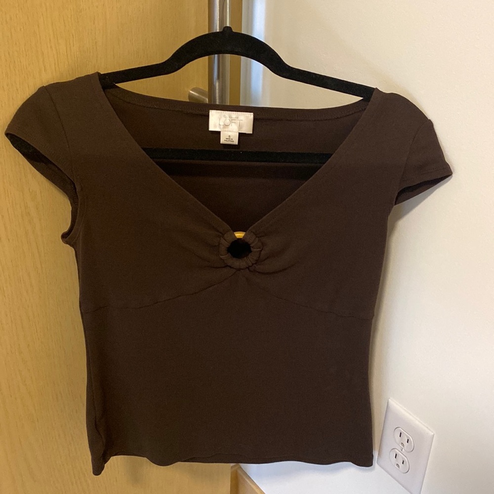 Loft Brown Top
